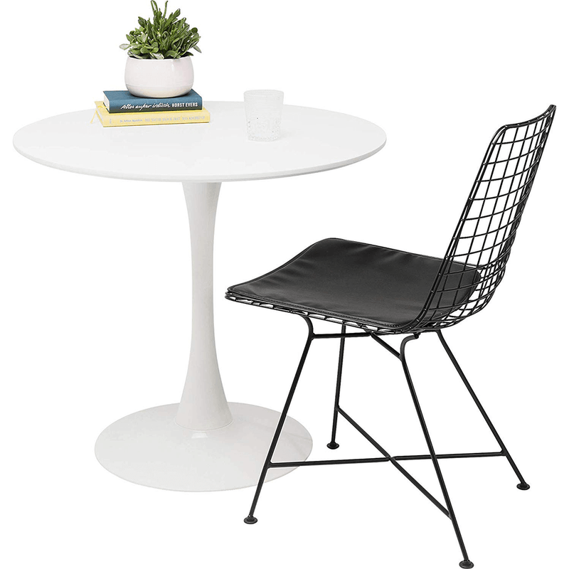 Casa si Gradina - Mobilier - Mese si birouri - Mese bucatarie si dining - Masa dining, runda, alb mat, diametru 80 cm, REVENTON - Infinity.ro