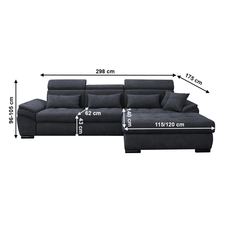 Casa si Gradina - Mobilier - Canapele si coltare - Canapele - Canapea, gri, model dreapta, NATIK NEW - Infinity.ro