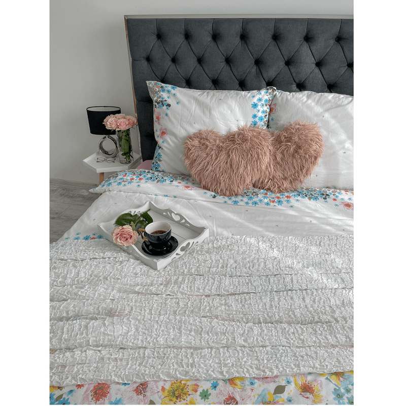 Casa si Gradina - Mobilier - Paturi si accesorii - Paturi - Pat, gri inchis, 180x200, NADIA - Infinity.ro