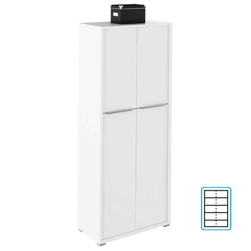 Casa si Gradina - Mobilier - Dulapuri si sifoniere - Dulapuri - Dulap cu polite, alb, RIOMA TYP 07 - Infinity.ro