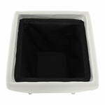 Casa si Gradina - Mobilier - Scaune si fotolii - Tabureti - Taburet, piele ecologica alba/picioare cromate, DARS NEW - Infinity.ro
