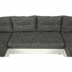 Casa si Gradina - Mobilier - Canapele si coltare - Coltare - Coltar reversibil, alb/gri maroniu, ESSEN - Infinity.ro
