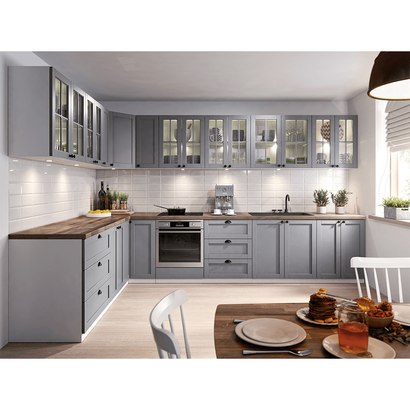 Electronice si Electrocasnice - Masini de spalat vase - Accesorii masini de spalat vase - Usa pentru masina de spalat vase, gri mat, 59,6x71,3, LAYLA - Infinity.ro