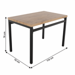 Casa si Gradina - Mobilier - Seturi de mobilier - Seturi mese si scaune - Set de luat masa 1 + 4, stejar artizanal, AMANDA - Infinity.ro