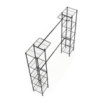 Casa si Gradina - Mobilier - Biblioteci si rafturi - Rafturi - Raft reglabil, negru, GELBAN - Infinity.ro