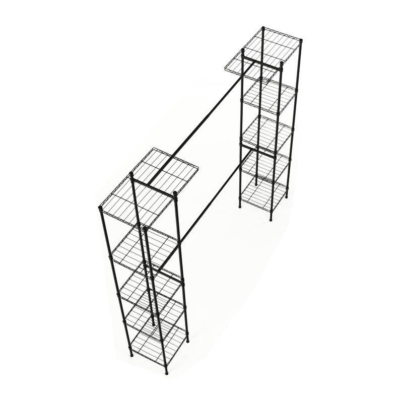 Casa si Gradina - Mobilier - Biblioteci si rafturi - Rafturi - Raft reglabil, negru, GELBAN - Infinity.ro