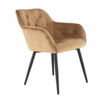 Casa si Gradina - Mobilier - Scaune si fotolii - Fotolii - Fotoliu de design, material textil Velvet maro, BERILIO - Infinity.ro