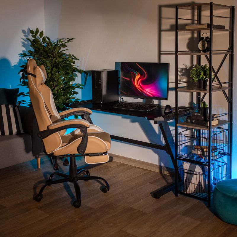 Casa si Gradina - Mobilier - Mese si birouri - Birouri - Birou PC/Birou gaming, negru, JADIS - Infinity.ro