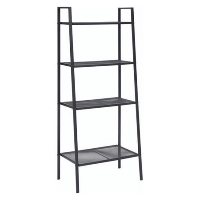 Casa si Gradina - Mobilier - Biblioteci si rafturi - Rafturi - Etajera metalica cu 4 rafturi, negru, ALDEA - Infinity.ro