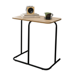 Casa si Gradina - Mobilier - Mese si birouri - Masute de cafea - Masa laterala, stejar / negru, LAVERNE TYPE 2 - Infinity.ro