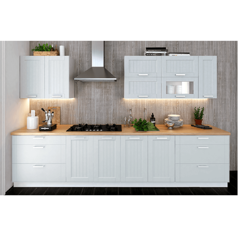 Casa si Gradina - Mobilier - Dulapuri si sifoniere - Dulapuri - Dulap inferior pentru aragaz, gri deschis/alb, JULIA TYP 58 - Infinity.ro