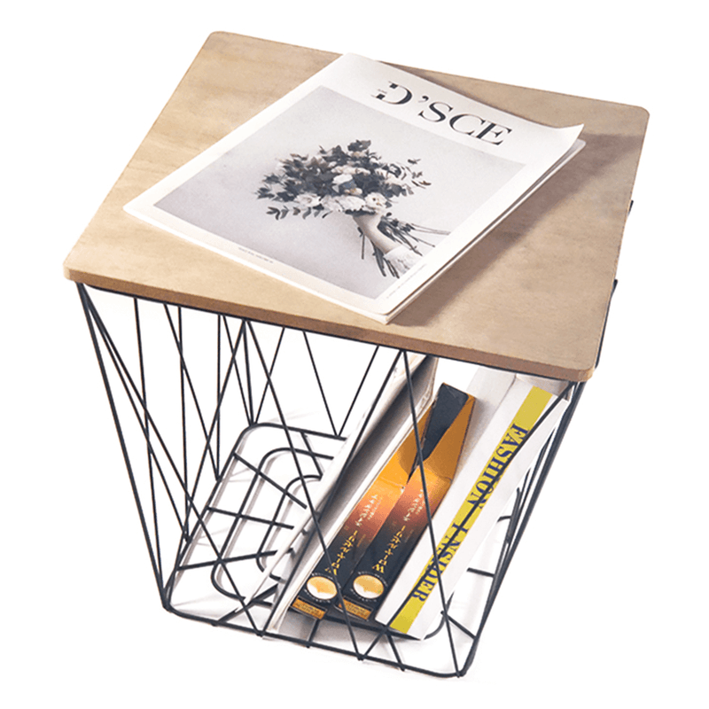 Casa si Gradina - Mobilier - Mese si birouri - Masute de cafea - Masuta auxiliara, natural/negru, AZURO - Infinity.ro
