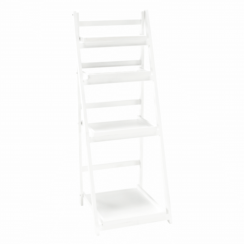 Casa si Gradina - Mobilier - Biblioteci si rafturi - Etajere - Etajera multifunctionala, alb, lemn masiv, ALASKA - Infinity.ro