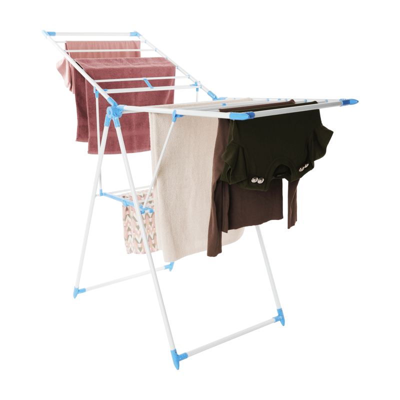Market - Spalare si intretinere rufe - Uscatoare de rufe si accesorii - Uscator de haine, alb/albastru, VADAR - Infinity.ro