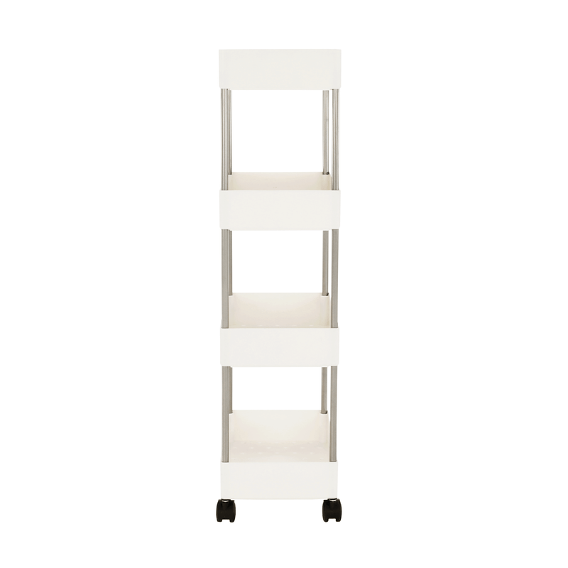 Casa si Gradina - Mobilier - Biblioteci si rafturi - Etajere - Etajera mobila, alb, DALEM - Infinity.ro