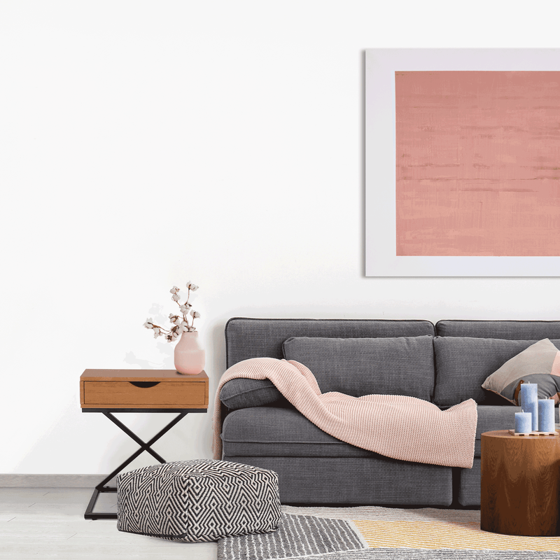 Casa si Gradina - Mobilier - Comode si corpuri - Noptiere - Masuta auxiliara/noptiera, stejar/negru, VIRED - Infinity.ro