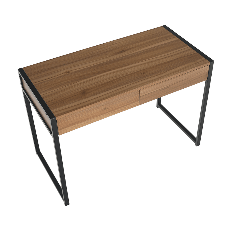 Casa si Gradina - Mobilier - Mese si birouri - Birouri - Birou, stejar / negru, ALYSANDRA TYPE 2 - Infinity.ro
