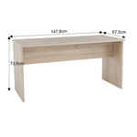 Casa si Gradina - Mobilier - Mese si birouri - Birouri - Masa de scris, versatila, stejar sonoma, JOHAN 2 NEW 08 JH112 - Infinity.ro