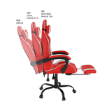 Casa si Gradina - Mobilier - Scaune si fotolii - Fotolii - Fotoliu birou/gaming, negru/alb/rosu, OZGE NEW - Infinity.ro
