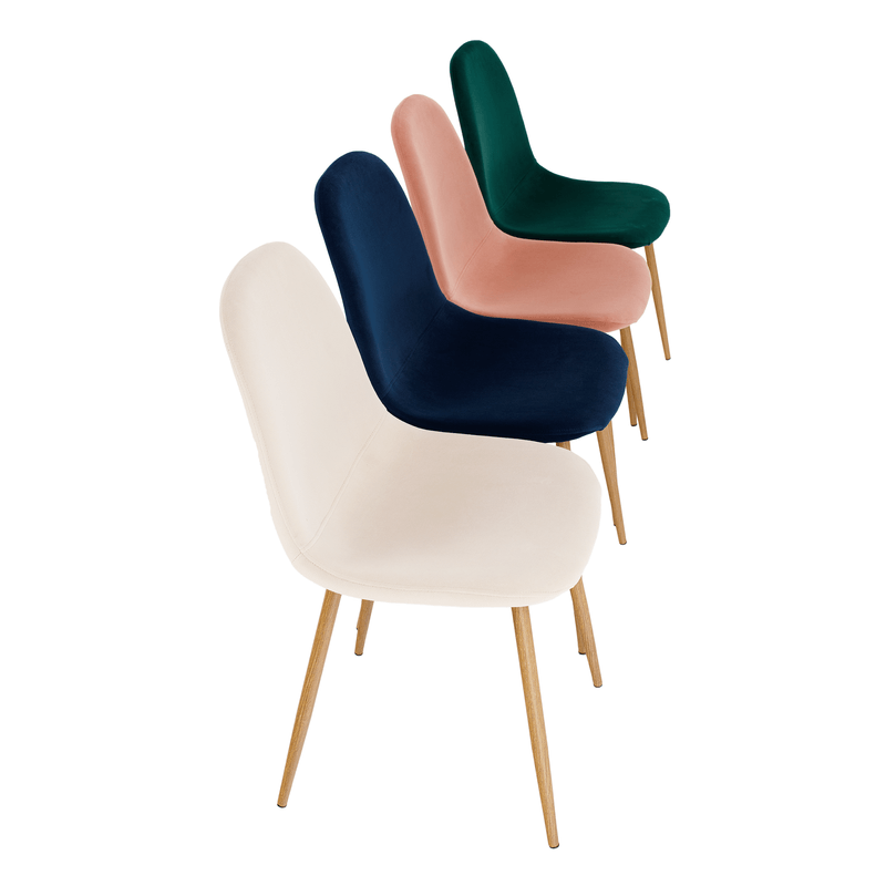 Casa si Gradina - Mobilier - Scaune si fotolii - Scaune - Scaun, tesatura catifea bej / fag, LEGA - Infinity.ro