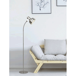 Casa si Gradina - Corpuri si surse de iluminat - Veioze si lampi - Lampadare - Lampa de podea in stil retro, metal, nichel mat, AVIER TIP 2 - Infinity.ro