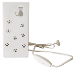 Casa si Gradina - Corpuri si surse de iluminat - Veioze si lampi - Veioze - Lampa de masa din ceramica, model alb / pisica, BELLE TIP 2 - Infinity.ro
