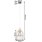 Casa si Gradina - Corpuri si surse de iluminat - Lustre si pendule - Lampa suspendata, gri / metal, ASTOK - Infinity.ro