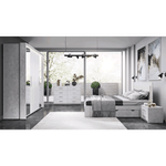 Casa si Gradina - Mobilier - Paturi si accesorii - Paturi - Pat dublu 160x200cm, spatiu de depozitare, gri carbon, ALDEN - Infinity.ro
