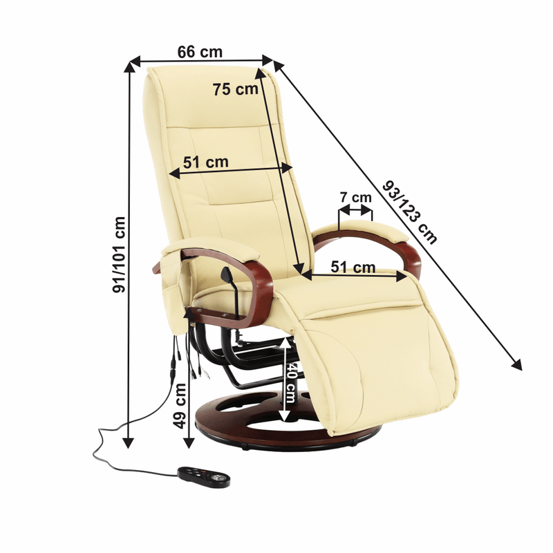 Casa si Gradina - Mobilier - Scaune si fotolii - Fotolii - Fotoliu masaj, bej, ARTUS 2 - Infinity.ro