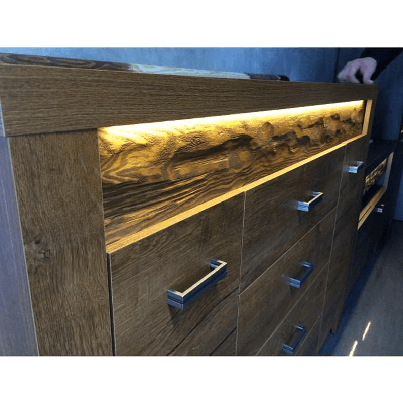 Casa si Gradina - Mobilier - Dulapuri si sifoniere - Dulapuri - Dulap de colt, frasin inchis, INFINITY 14 - Infinity.ro