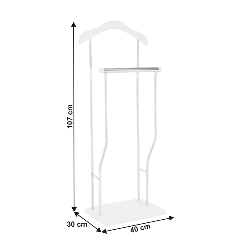 Casa si Gradina - Mobilier - Organizare si depozitare - Umerase si valeti - Umeras, crom/alb, ELIAS - Infinity.ro