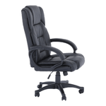 Casa si Gradina - Mobilier - Scaune si fotolii - Scaune - Fotoliu de birou, piele eco neagra, SIEMO NEW - Infinity.ro