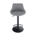 Casa si Gradina - Mobilier - Scaune si fotolii - Scaune - Scaun bar, material textil gri/negru, TERKAN - Infinity.ro