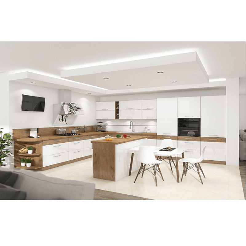 Casa si Gradina/Mobilier/Comode si corpuri/Corpuri bucatarie - Cabinet inferior cu cos pull-out, stejar Lancelot, VEGA D15 CARGO BB - Infinity.ro