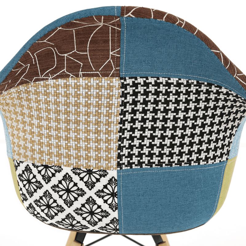 Casa si Gradina - Mobilier - Scaune si fotolii - Scaune - Scaun, tesatura patchwork/fag, TOBO 3  NEW - Infinity.ro