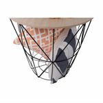 Casa si Gradina/Mobilier/Mese si birouri/Birouri - Masuta auxiliara, natural/negru, NANCER TYP 3 - Infinity.ro