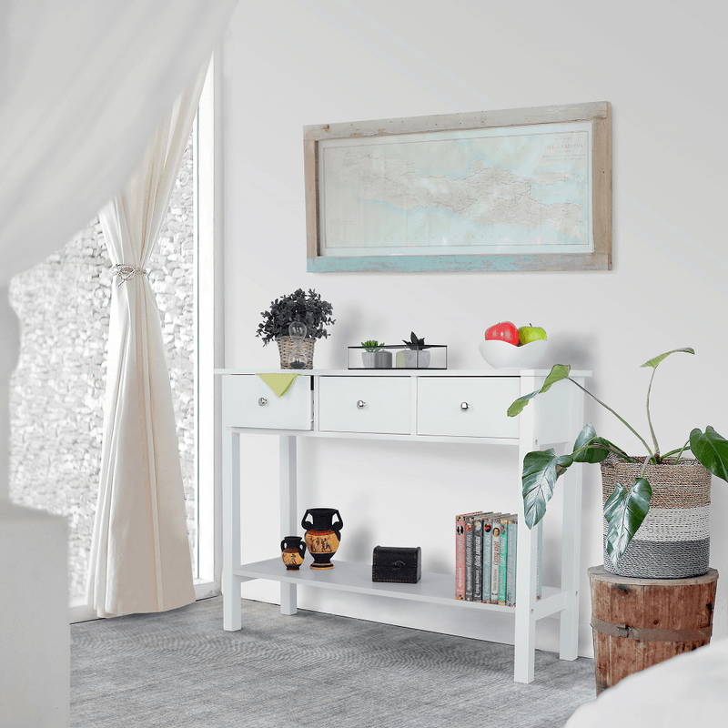 Casa si Gradina - Mobilier - Mese si birouri - Masute de cafea - Masuta tip consola, alb, NITRO - Infinity.ro
