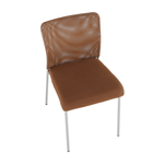 Casa si Gradina - Mobilier - Scaune si fotolii - Scaune - Scaun de birou, maro/crom, ALTAN - Infinity.ro