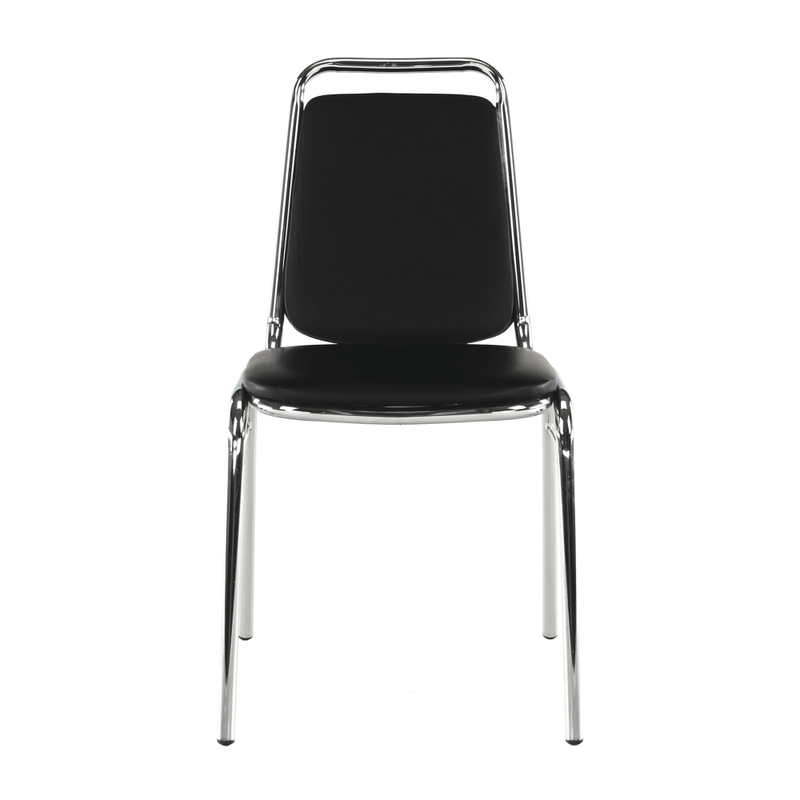 Casa si Gradina - Mobilier - Scaune si fotolii - Scaune - Scaun conferinta, piele ecologica neagra, ZEKI - Infinity.ro