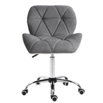 Casa si Gradina - Mobilier - Scaune si fotolii - Fotolii - Fotoliu de birou alb/gri/crom, BADAR - Infinity.ro