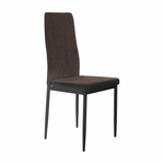 Casa si Gradina - Mobilier - Scaune si fotolii - Scaune - Scaun bucatarie, maro inchis/negru, ENRA - Infinity.ro