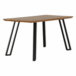 Casa si Gradina - Mobilier - Mese si birouri - Mese bucatarie si dining - Masa dining, stejar/negru, 140x80 cm, PEDAL - Infinity.ro