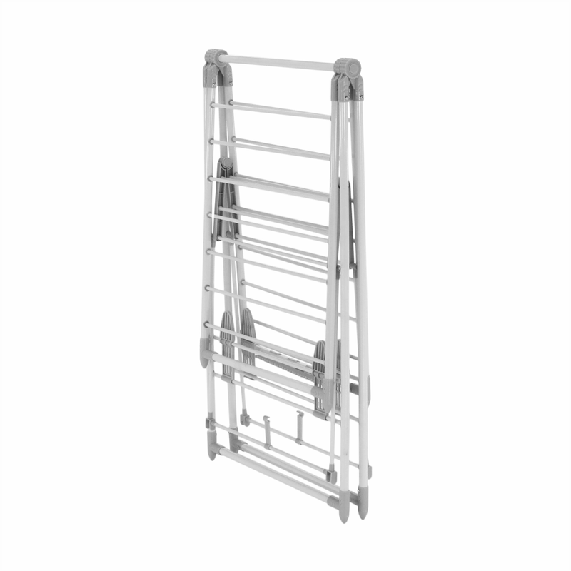 Market - Spalare si intretinere rufe - Uscatoare de rufe si accesorii - Uscator de haine, alb/gri, ELFY - Infinity.ro