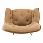 Casa si Gradina - Mobilier - Scaune si fotolii - Fotolii - Fotoliu de design, material textil Velvet maro, BERILIO - Infinity.ro