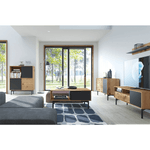 Casa si Gradina - Mobilier - Biblioteci si rafturi - Etajere - Etajera FR 102, stejar artisan/negru, FORSO - Infinity.ro