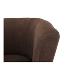 Casa si Gradina/Mobilier/Scaune si fotolii/Fotolii - Fotoliu de club cu taburet, maro, ROSE - Infinity.ro