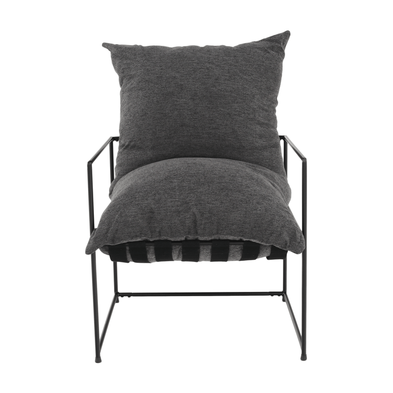 Casa si Gradina - Mobilier - Scaune si fotolii - Fotolii - Fotoliu modern, gri/negru, DEKER - Infinity.ro