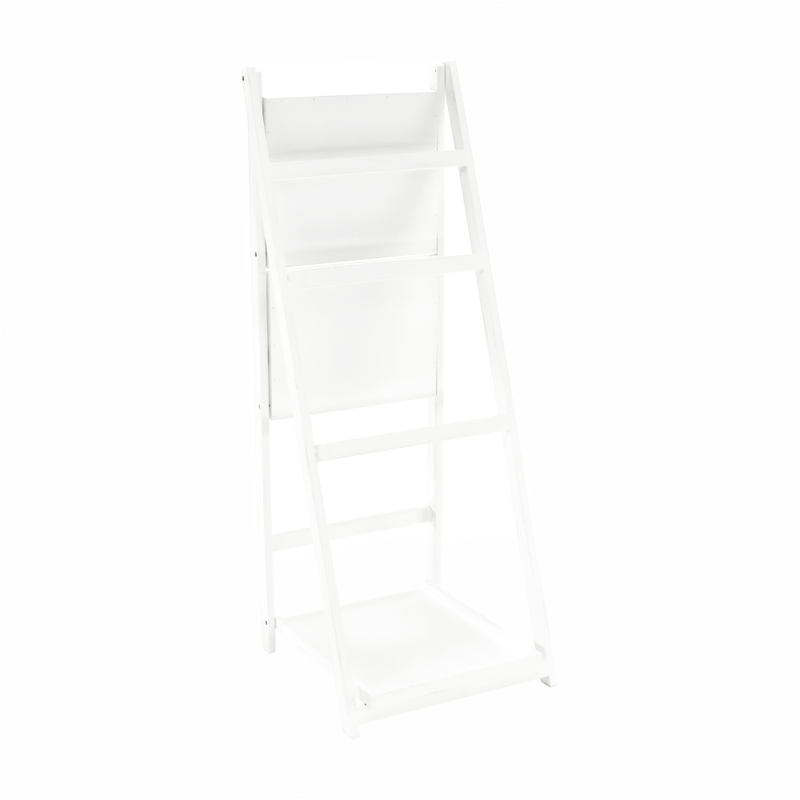 Casa si Gradina - Mobilier - Biblioteci si rafturi - Etajere - Etajera multifunctionala, alb, lemn masiv, ALASKA - Infinity.ro