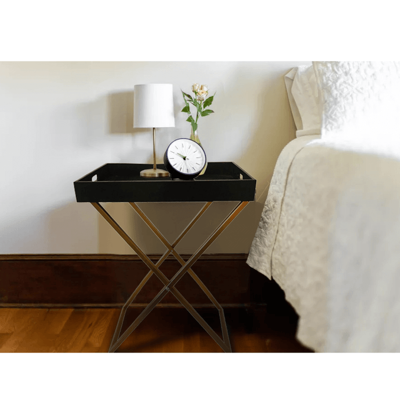 Casa si Gradina - Mobilier - Mese si birouri - Masute de cafea - Masuta de servire, negru/miere, MASINO - Infinity.ro