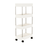 Casa si Gradina - Mobilier - Biblioteci si rafturi - Etajere - Etajera mobila, alb, DALEM - Infinity.ro